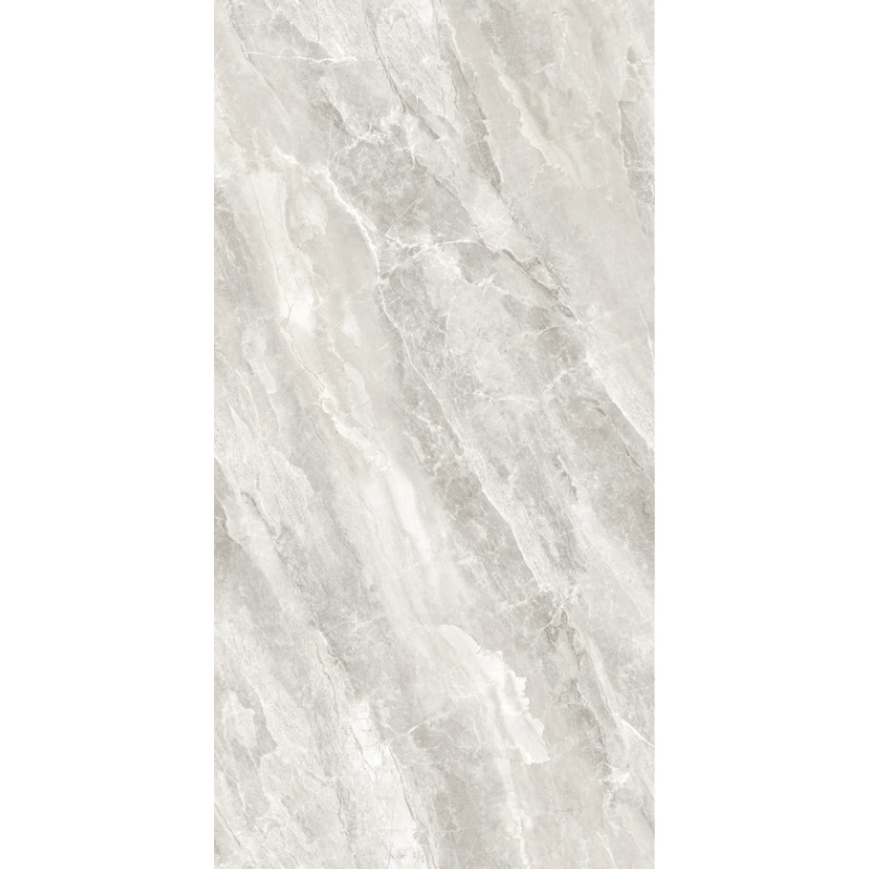 Refined Grey Marble Look Porcelain Tile 600X1200mm Glazed Grey Surface for Wall and Floor Use