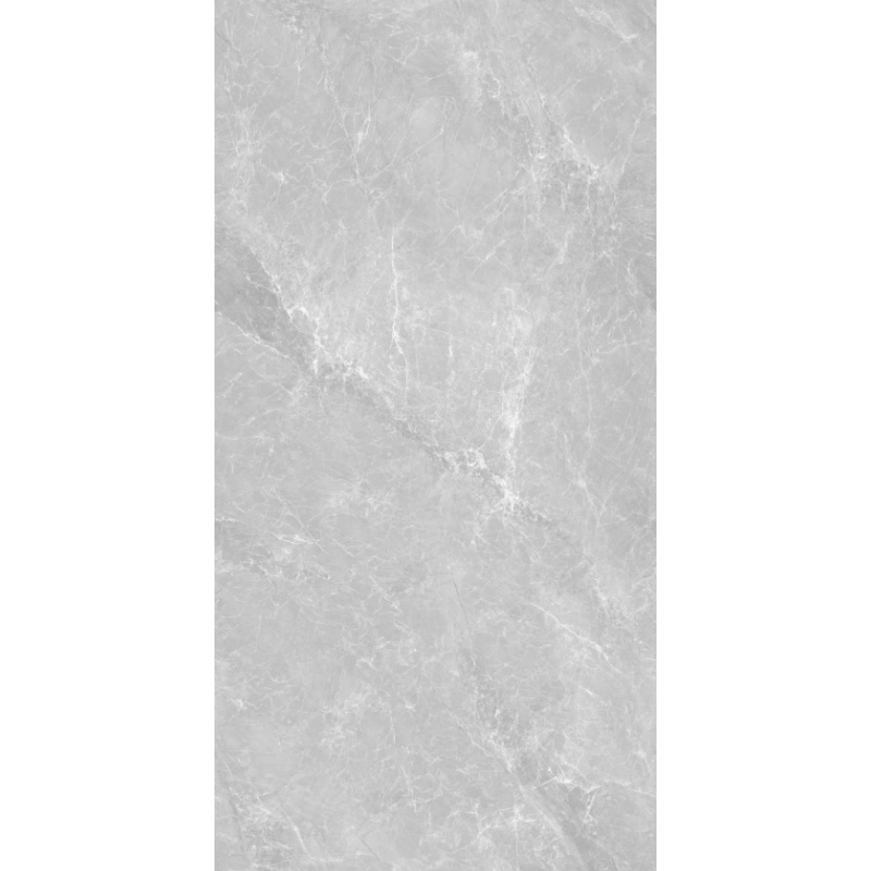 Refined Grey Marble Look Porcelain Tile 600X1200mm Glazed Grey Surface for Wall and Floor Use