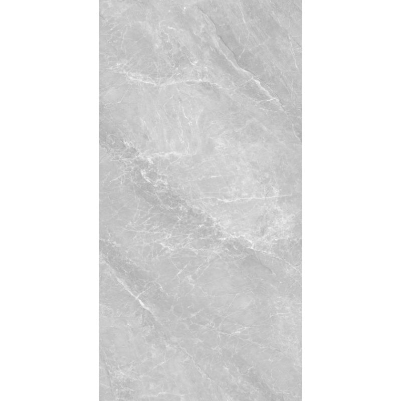 Refined Grey Marble Look Porcelain Tile 600X1200mm Glazed Grey Surface for Wall and Floor Use