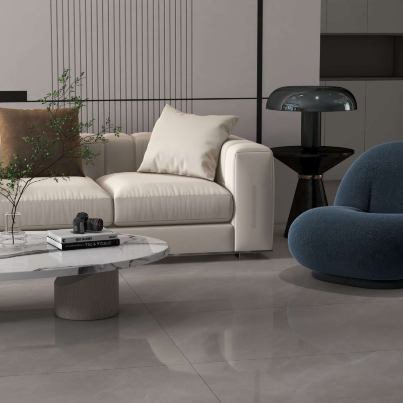 Attractive Polished 60X60 Floor Tile High Sheen Effect Modern