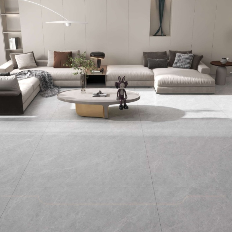 Minimalist Polished 60X120 Floor Tile Reflective Light Enhancement Feature