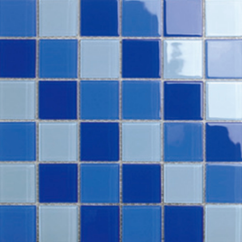 New Arrival 300*300mm Modern Mosaic Square Swimming Pool Tile Mosaic Glow in The Dark