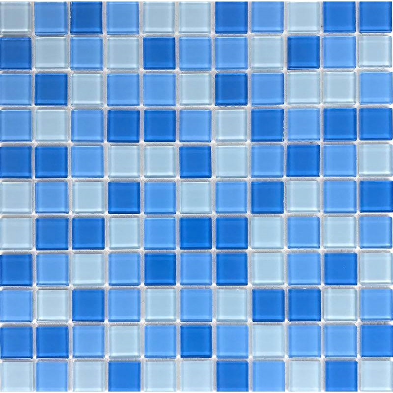 Hot Melt Glass Mosaic Tile for Decoration, Kitchen, Bathroom and Swimming Pool