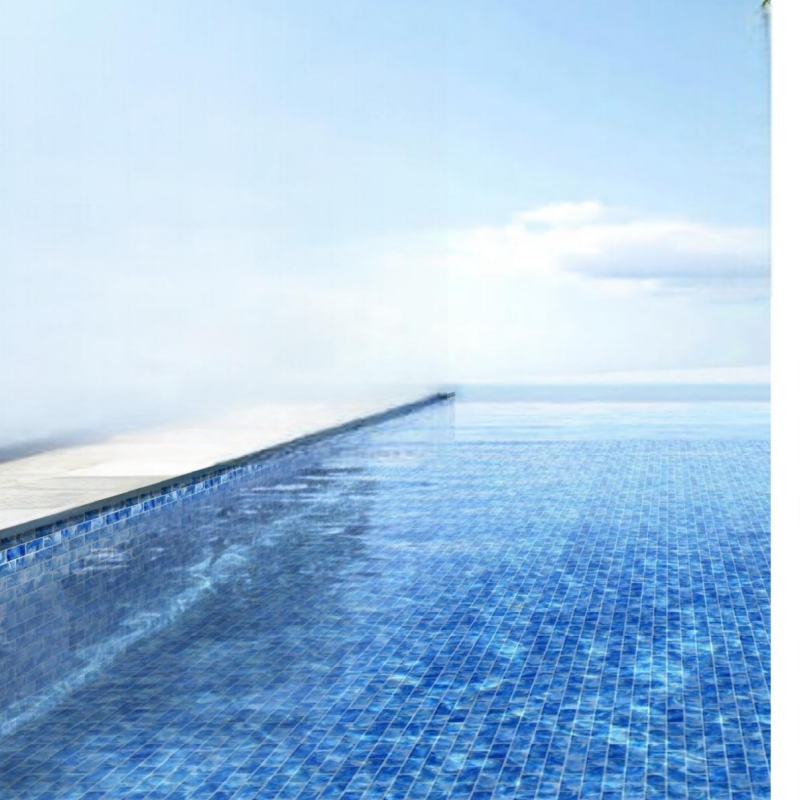 New Design Italian Style Ceramic Mosaic Tiles Perfect for Bath, Swimming Pool Spaces Luxury Waterproof Modern Tiles Decor