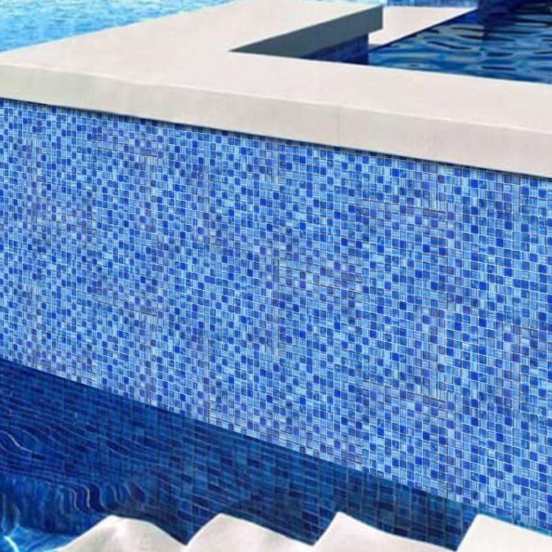 Cheap Blues Ceramic Mosaic for Swimming Pool Mosaic