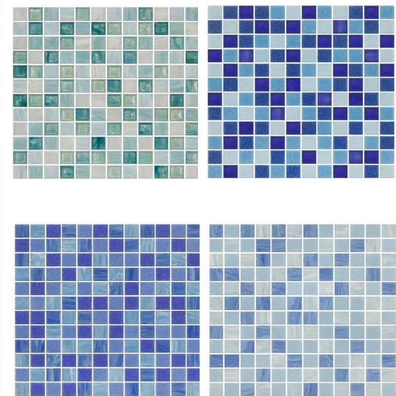 Cheap Blues Ceramic Mosaic for Swimming Pool Mosaic