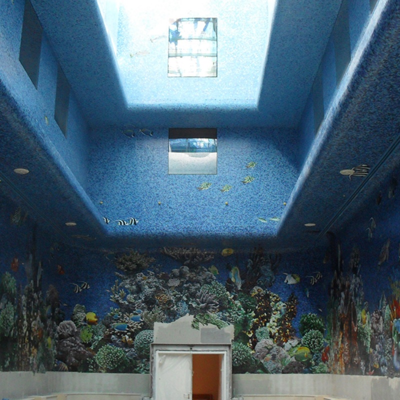 25*25mm New Material Ceramic mosaic Tiles for Swimming Pool Tiles Bathroom Tiles