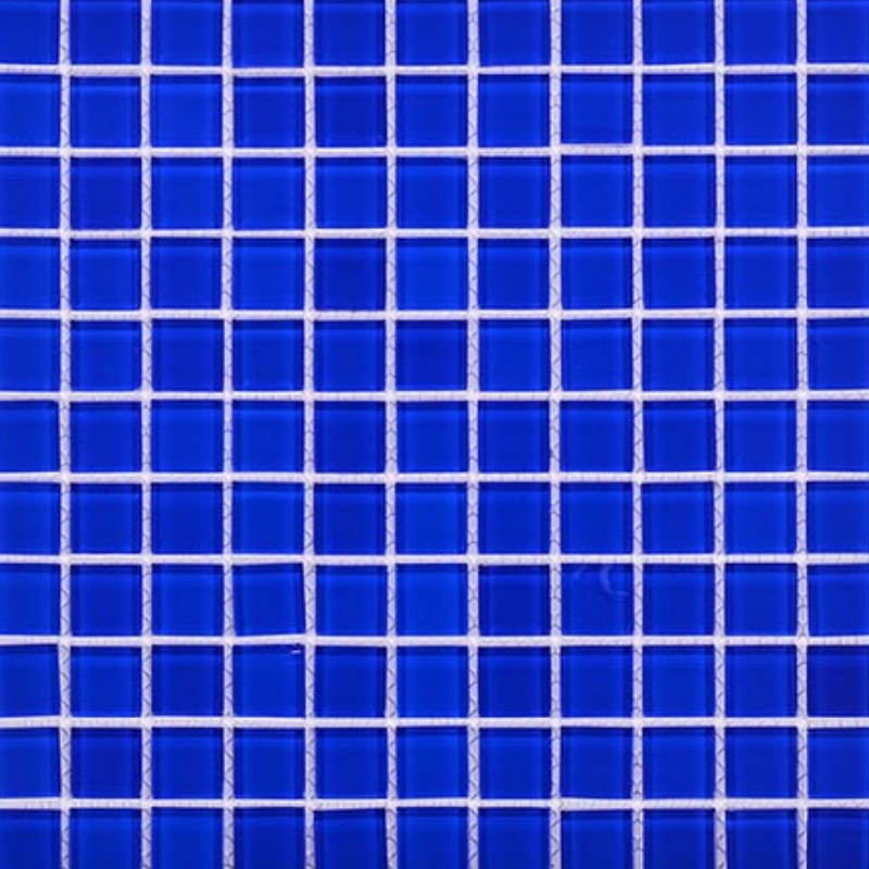 Hot Sales 302*302mm Square Cobalt Blue Ceramics Mosaic Tile for Swimming Pool