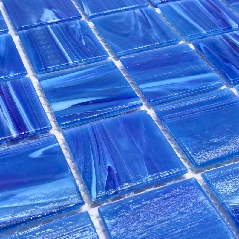 New Arrival 300X300mm Modern Mosaic Square Swimming Pool Tile Mosaic Glow in The Dark