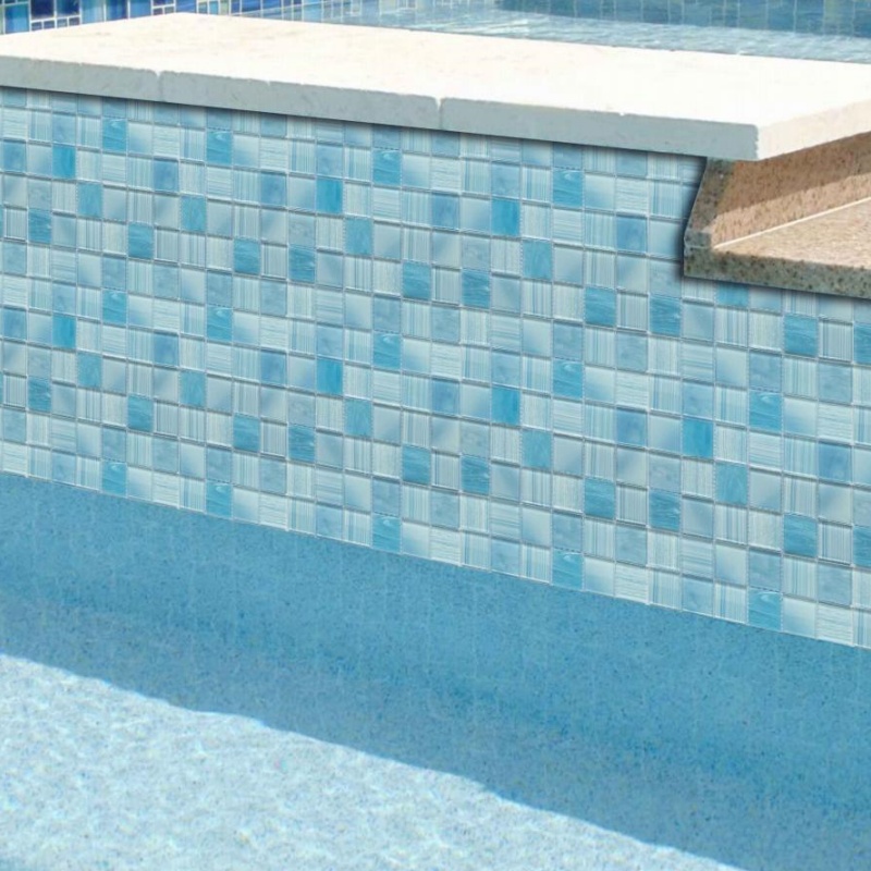Cheap Blues Ceramic Mosaic for Swimming Pool Mosaic