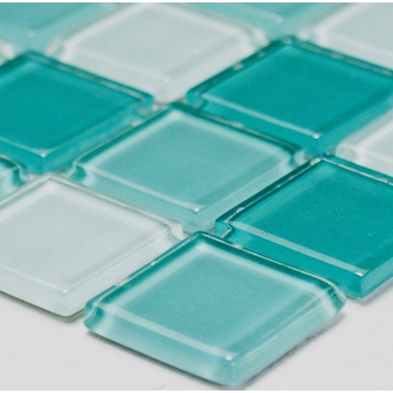 306X306mm Color Ceramic Mosaic Bathroom Tile Swimming Pool Tiles Infinity Pool Tiles