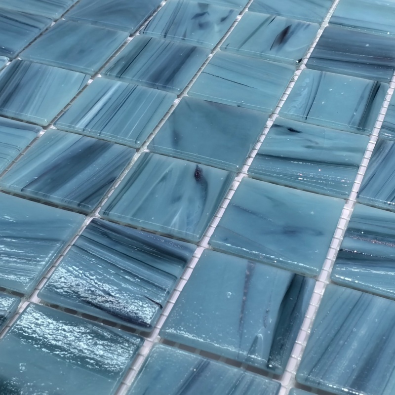 Decorative Swimming Pool Tile Blue Ceramic Mosaic Tiles for Sale