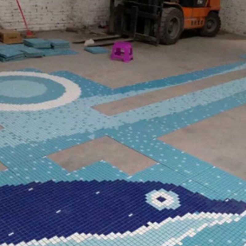New Design Italian Style Ceramic Mosaic Tiles Perfect for Bath, Swimming Pool Spaces Luxury Waterproof Modern Tiles Decor
