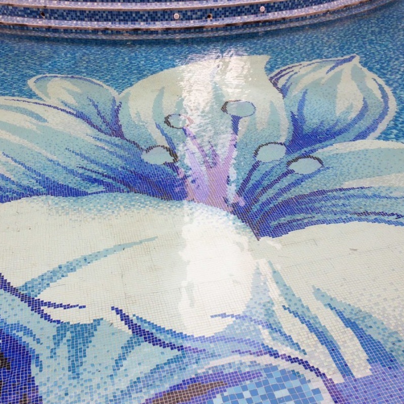 25X25mm New Style High Quality Ceramic Mosaic Tiles for Outdoor Swimming Pool Family Pool Tiles