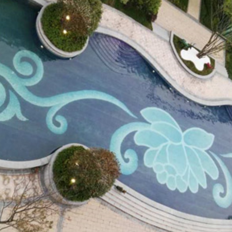 New Design Italian Style Ceramic Mosaic Tiles Perfect for Bath, Swimming Pool Spaces Luxury Waterproof Modern Tiles Decor