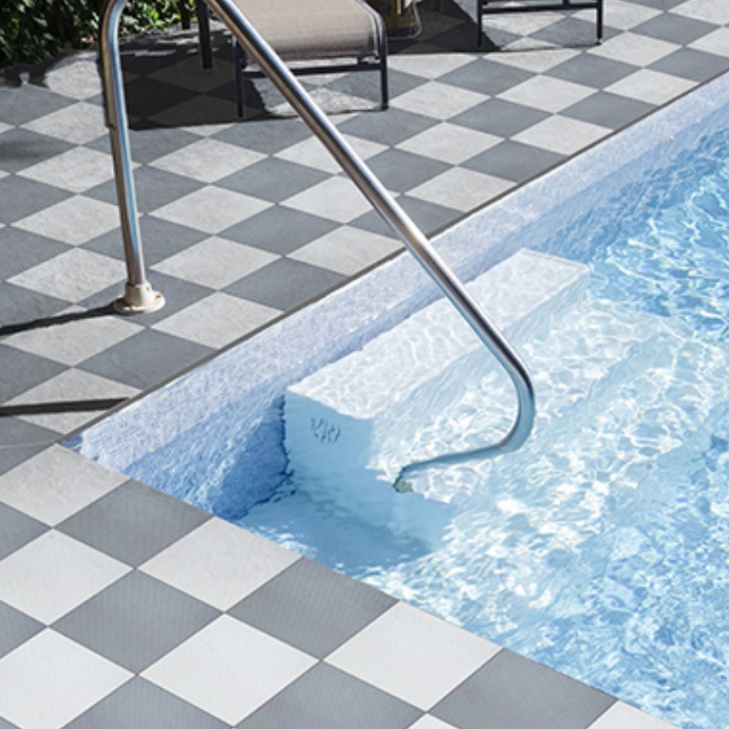 Foshan Blue Swimming Pool Tile Glass Mosaic