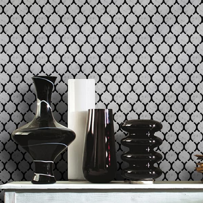 Stunning Iridescent Glass Mosaic Mirrors for Modern Kitchens