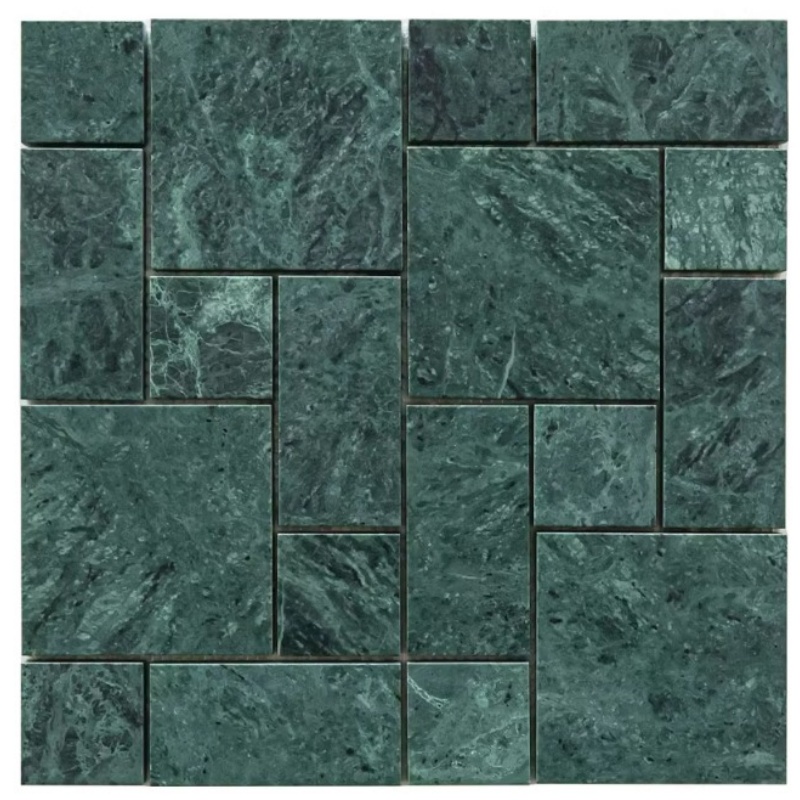 Elegant Golden 3D Aluminium Mosaic Cube for Wall Decor