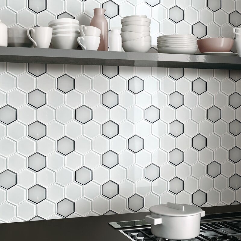 Contemporary Round Aluminum Mosaic Tiles for Elegant Spaces