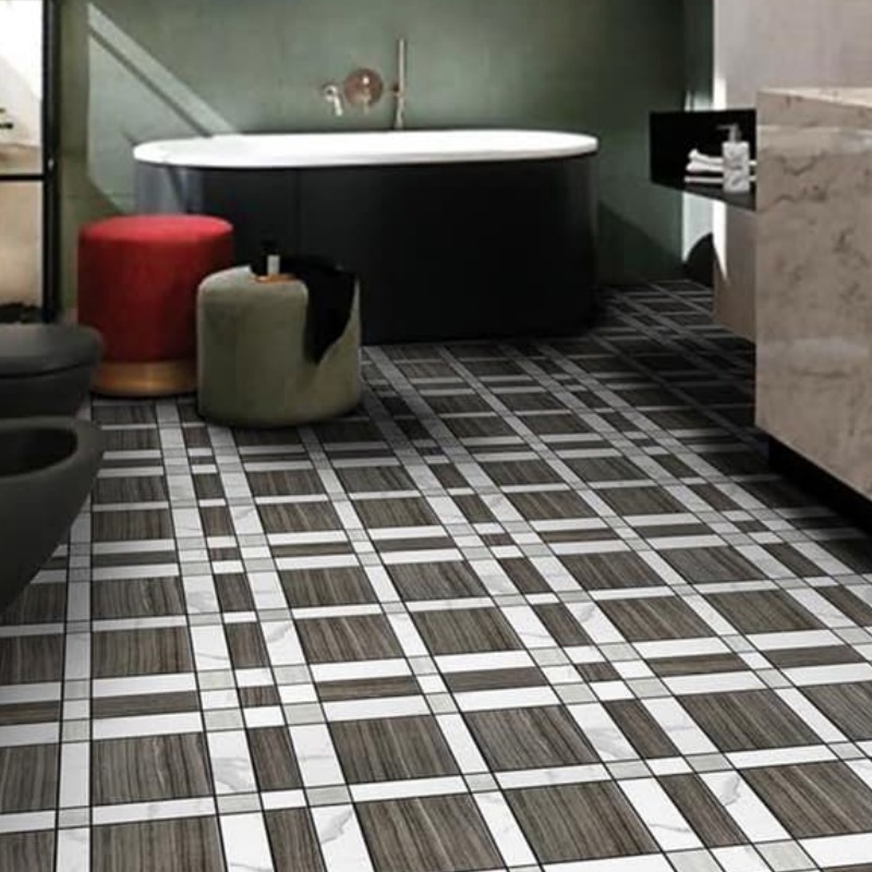 Elegant Crystal Glass and Marble Mosaic Wall Tiles for Stunning Interiors