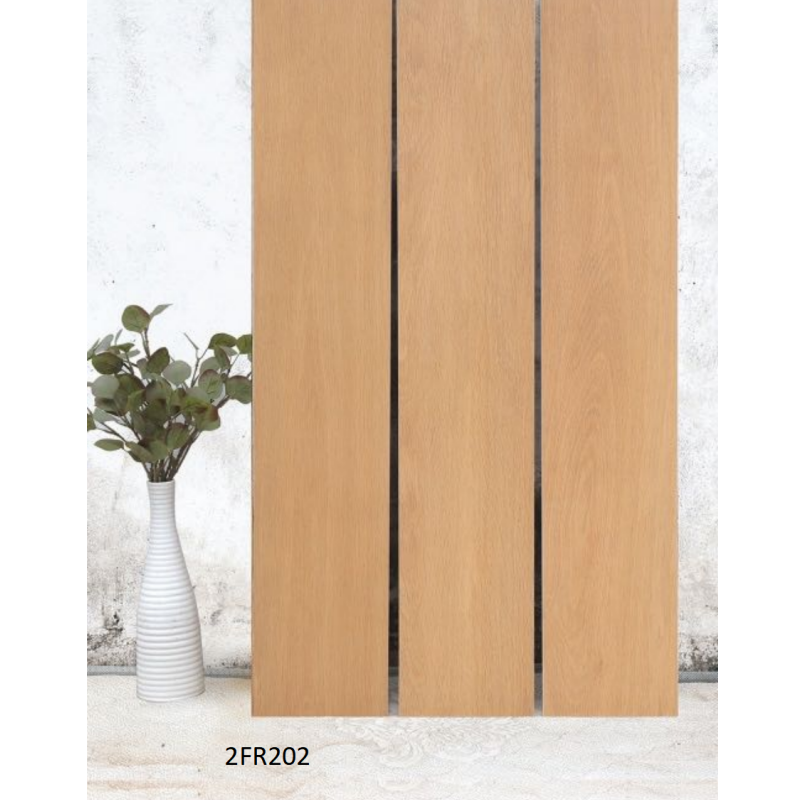 200X1000mm Full Body Porcelain Wood Look Tile Matt Micro-Mold Rectified Wooden Tiles for Luxury Floor