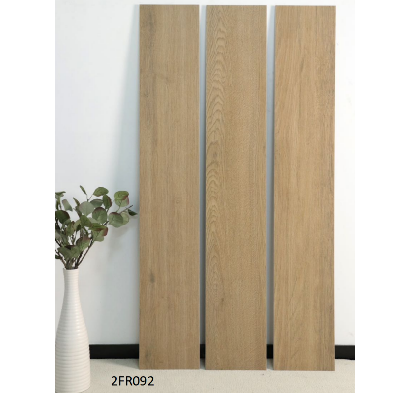 200X1000mm Full Body Porcelain Wood Look Tile Matt Micro-Mold Rectified Wooden Tiles for Luxury Floor