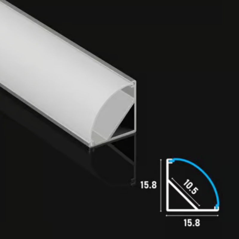 Alu-Tw6214 Gypsum Strip LED Channel LED Plaster Profile Recessed Drywall LED Aluminum Profile for Ceiling Wall