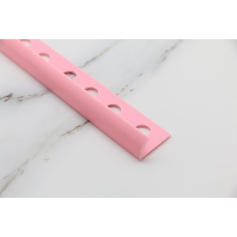 Stable Quality Floor PVC Profile Metal Trim Corner Shape Edging Strip for Tiles