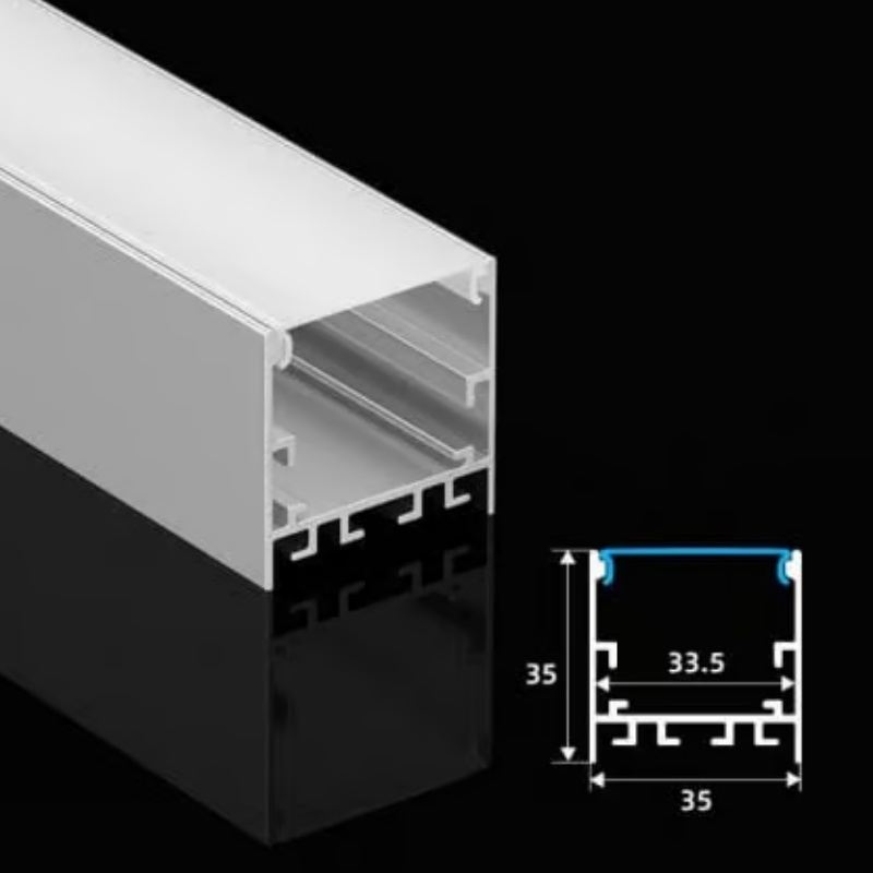 1708 Surface Mounted LED Aluminum Profile Channel