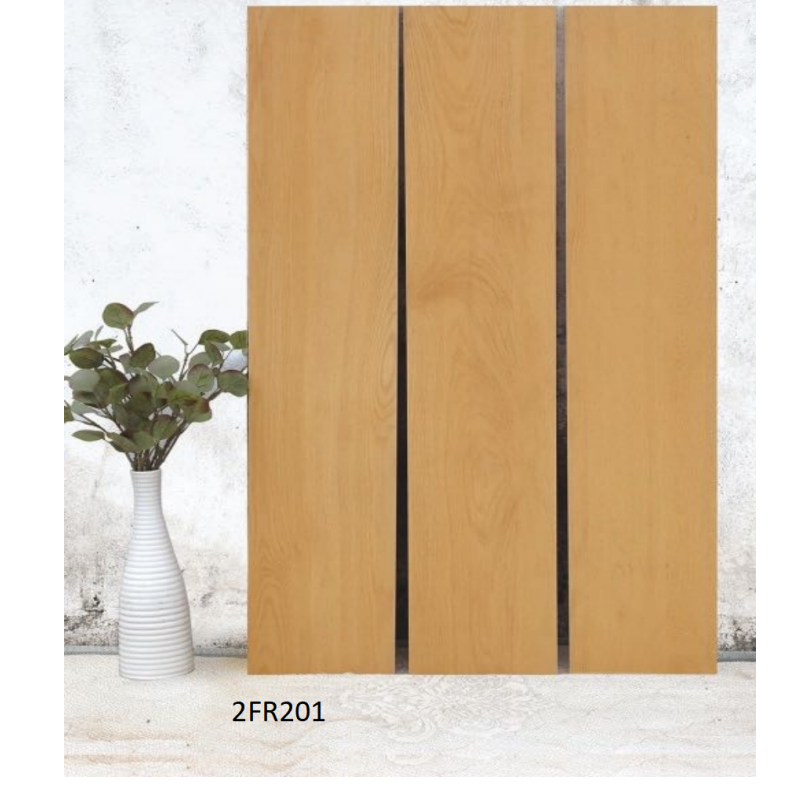 200X1000mm Full Body Porcelain Wood Look Tile Matt Micro-Mold Rectified Wooden Tiles for Luxury Floor