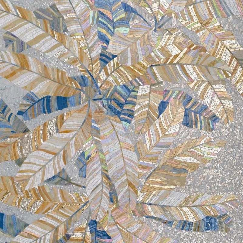 Natural White Marble Stone Waterjet Art Patterns Mosaic