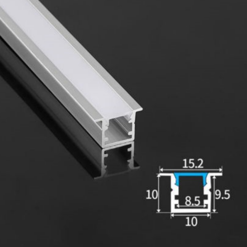 Furniture Lighting Modern Viewing 45 Degree Cabinet Closet Recessed LED Profile No Glare Design LED Aluminum Profile