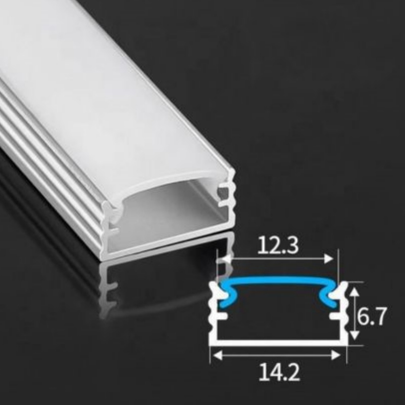 Top and Bottom Lighting Modern Office Indoor Wall-Mounted LED Aluminum Profile Light Fixture Dimming