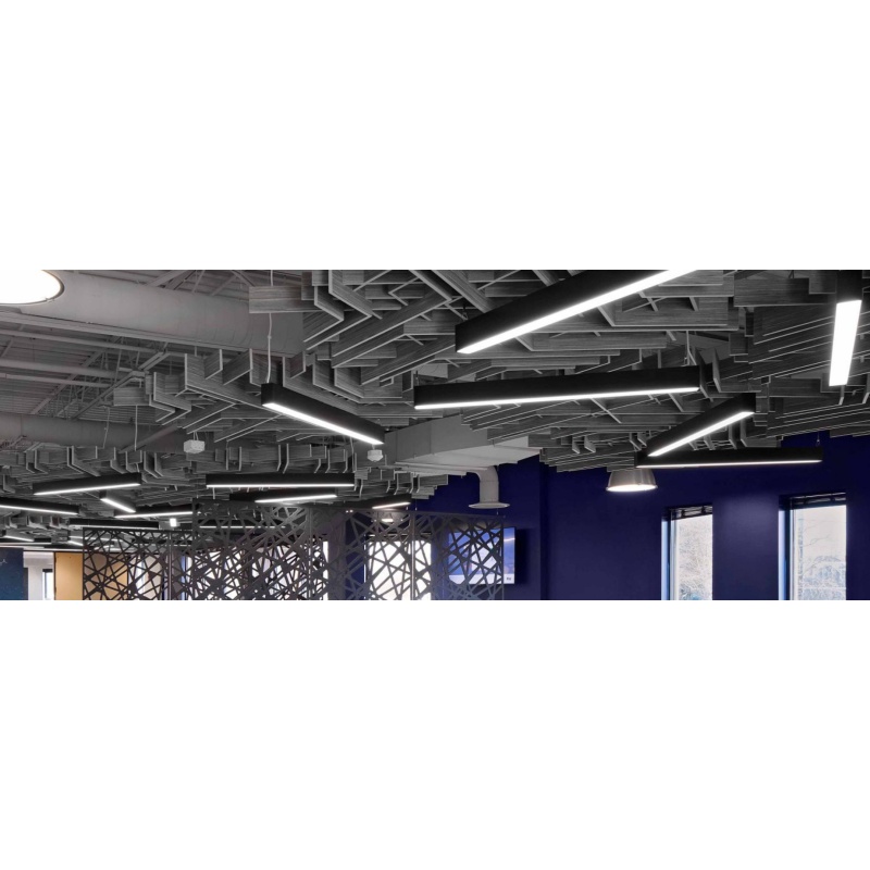 Germany Market Hot Sell Low Glare Suspended Slim LED Aluminum Profile with Regressed Cover