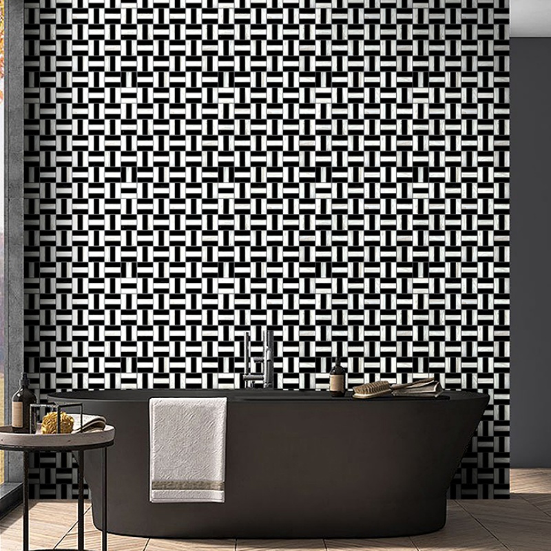 Natural Mother of Pearl Shell Peel and Stick Self-Adhesive Shell Art Mosaic Tile for Kitchen Backsplash and Wall Decor