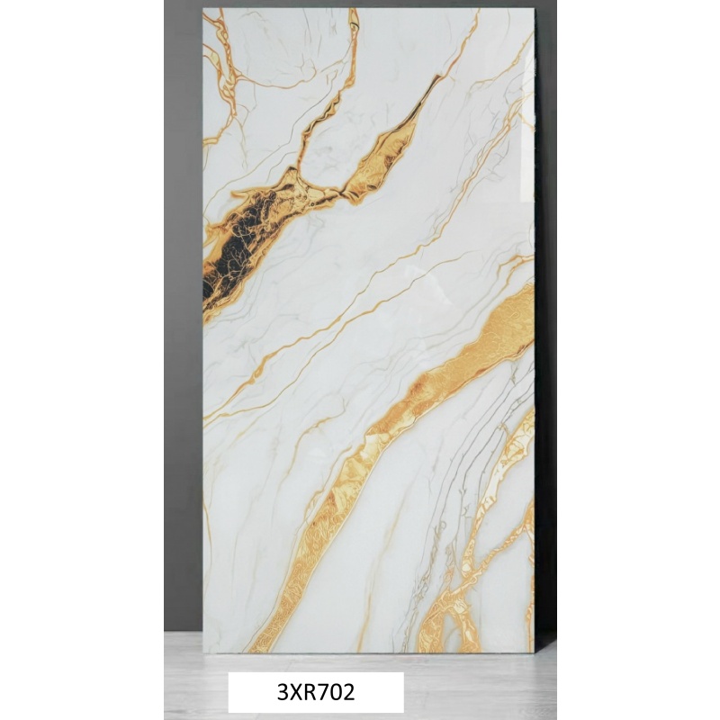 Luxury Grey Marble Effect Porcelain Tile for Elegant Interiors