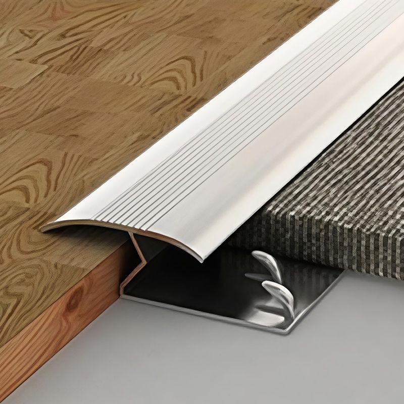 Fashion Waterproof Decoration Aluminum Profile Ceramic Tile Edge Profile Decoration T Trim Profile Aluminium Tile Trims