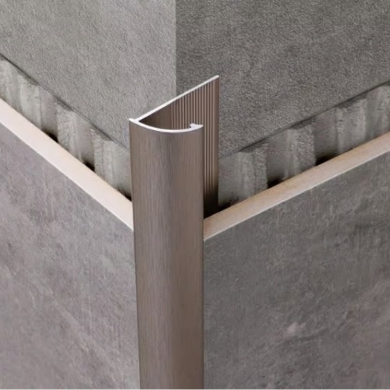 Aluminium LED Lighting Profile Alloy Tile Cover Strips Decor Wall Trim