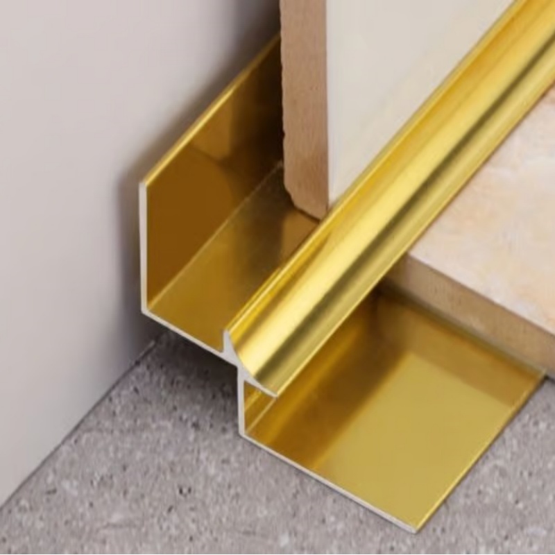 Interior Decoration Corner Aluminum Metal Aluminium Alloy 6063 T3-T8 Floor Tile Trim Is Alloy 6000 Series L Shape 7-20 Days