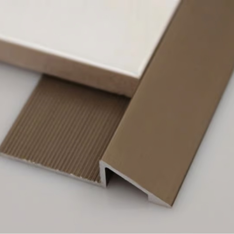 Aluminium External Corner Angle Ceramic Edge Gold Aluminium L Shape Tile Trim
