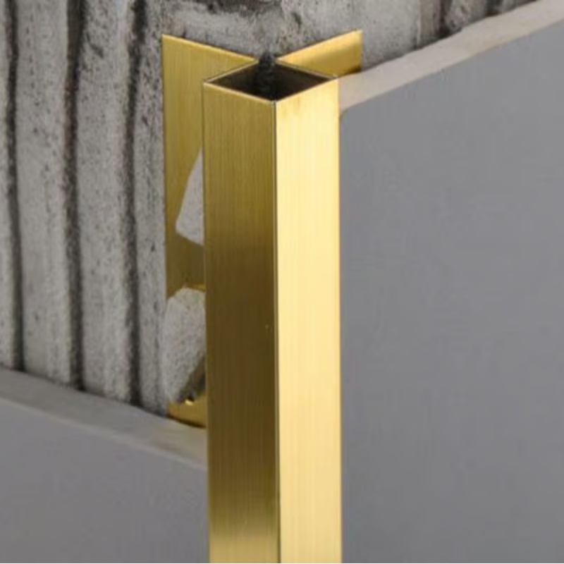 LED Light Aluminum Baseboard Extrusion Manufacturer Swing Door Profile Ceramic Aluminium Tile Trim Strip Wall Trim Decorative