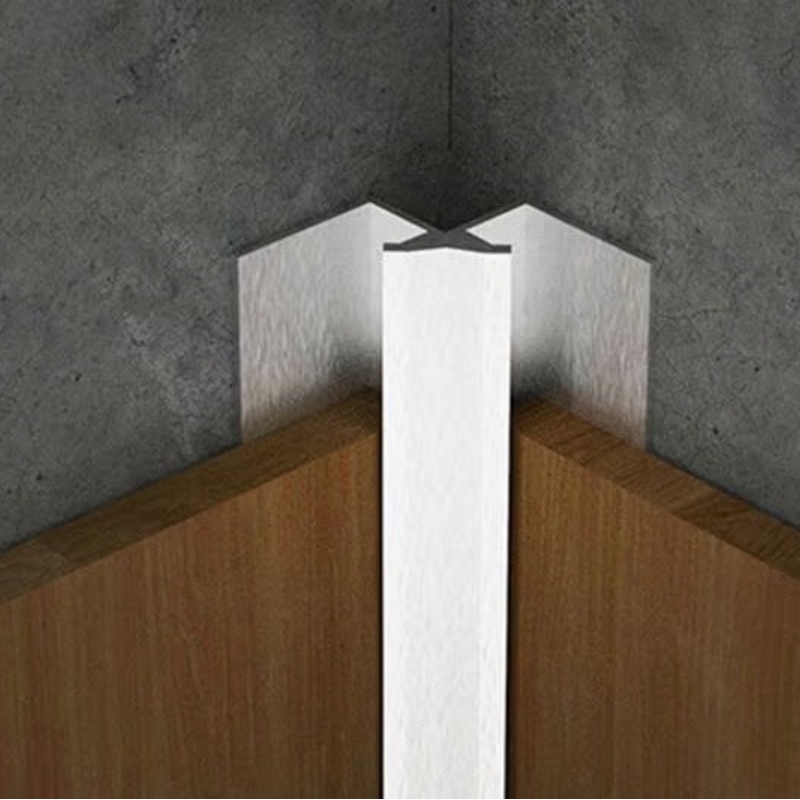 Aluminium External Corner Angle Ceramic Edge Gold Aluminium L Shape Tile Trim