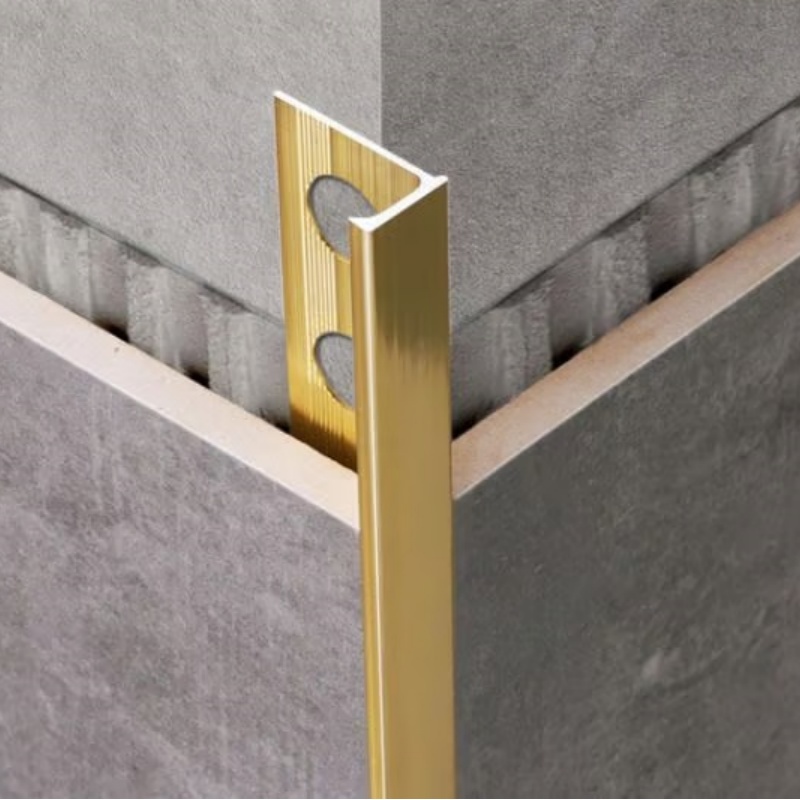 High Quality Flooring Accessories Aluminum Tile Trim Tile Corner Trim