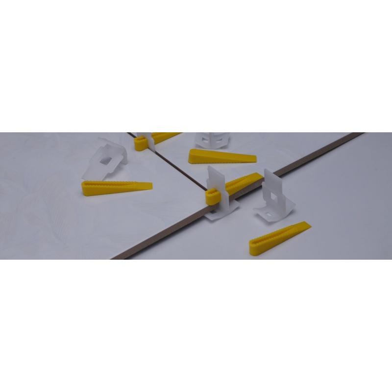 Factory Direct Sale Plastic Tile Clips Leveling System Spacers Wedges for Floor