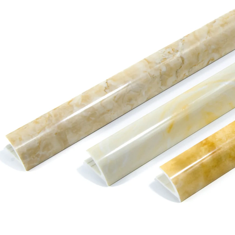 Decoration Marbled PVC Transition Strip Wall Tile Corner Protect Edge Tile Trim
