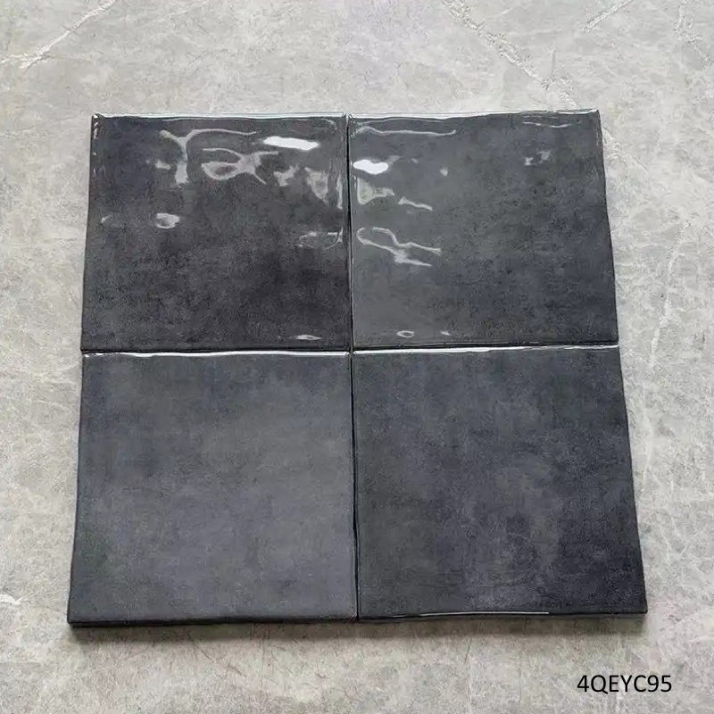 Home Decor 50X200mm White Glazed Ceramic Handmade Tile