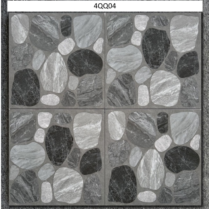 600*600 Terrazzo Glazed Rustic Porcelain Tile Building Material