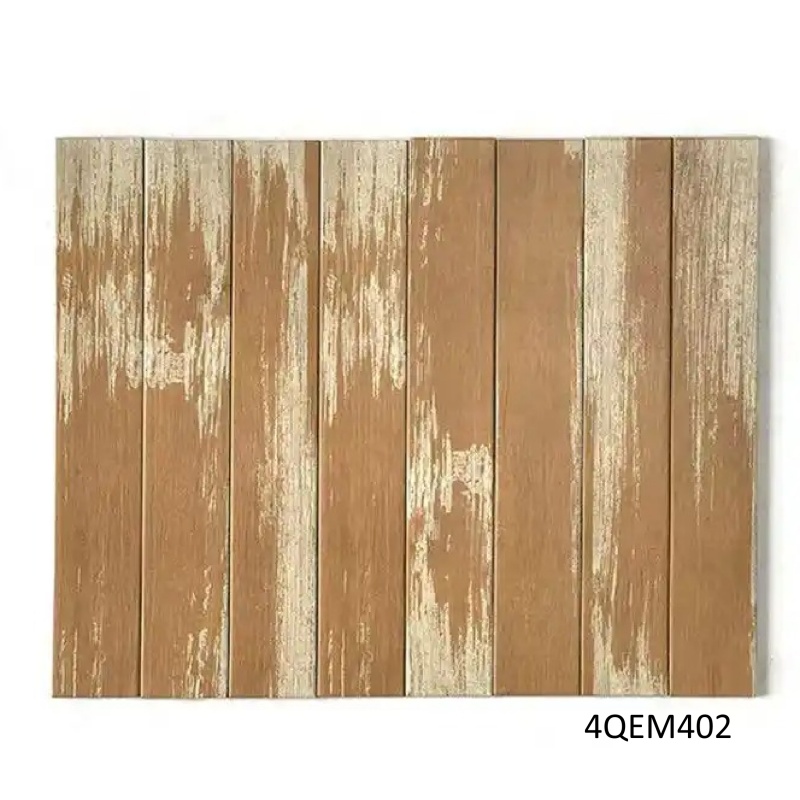 Handmade Look Glossy/Matte White Bathroom Ceramic Wall Tiles Wave 75X150mm