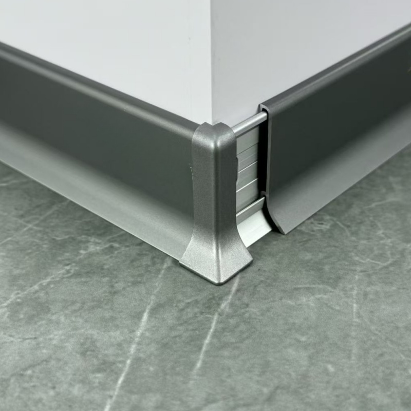 50mm Wall Trim White Extruded Skirting Board