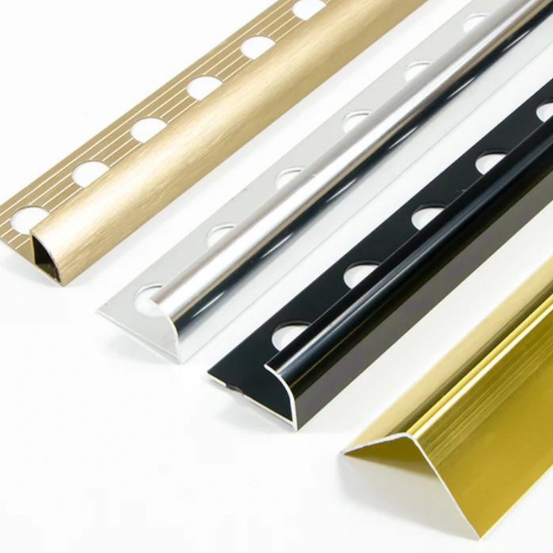 Aluminum Floor Transition Profile Cover Strip Metal Tile Trim